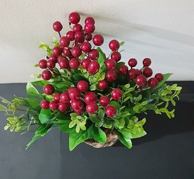 Style UR Home - Bunch of Cherries suitable for decoration- Cherry Blossom Artificial Flower