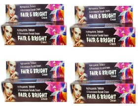 (Pack of 4) Fair & Bright Face Cream  Skin Lightening, Hydrating & Radiance Boosting Cream
