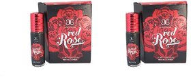 Arochem Red Rose Attar (Pack of 2 pcs.) 2 ml each