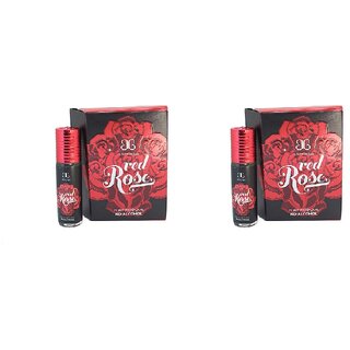 Arochem Red Rose Attar (Pack of 2 pcs.) 2 ml each