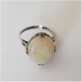 10.5 carat pure Opal  silver Ring by CEYLONMINE