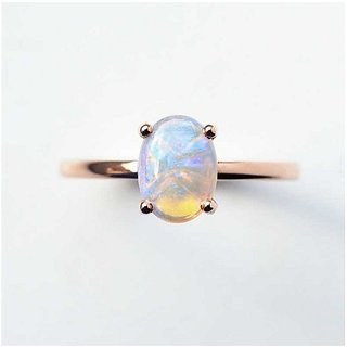Original Created Certified Opal Stone 10 Ratti Adjustable gold plated Ring for Men & Womenby CEYLONMINE