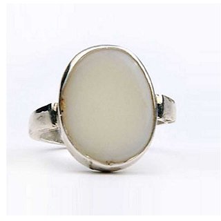 Ring 11 ratti Natural Opal Silver Ring by CEYLONMINE