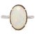 11.5 ratti Natural Lab certified Stone silver Opal  Ring by CEYLONMINE