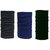 Uniqon Set Of 3 Pcs Multicolor Multipurpose Free Size Sun Protection HeadWraps,hair Bandana Band For Boys And Girls