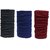 Uniqon Set Of 3 Pcs Multicolor Multipurpose Free Size Sun Protection HeadWraps,hair Bandana Band For Boys And Girls