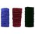Uniqon Set Of 3 Pcs Multicolor Multipurpose Free Size Sun Protection HeadWraps,hair Bandana Band For Boys And Girls