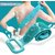 Dual Sided Silicone Shower Bath Belt Back Scrubber Brush and Massager Foot/Sole Cleaner Shower Bath Belt (Multicolor)