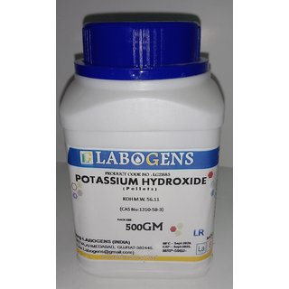 POTASSIUM HYDROXIDE PELLETS 85 Extra Pure - 500 GM