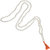 MissMister White Fresh Water Oval Pearls,Rosary Bead Puja Jap Mantra Mala Cum Necklace Temple Jewellery
