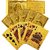 MissMister Real 24KT Yellow Gold Plated Gold foil Playing Cards, Poker Cards, Indoor Game for for Men and Women