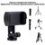 Digibuff 360 Rotating Multifunctional Mini Phone Clip Holder Tripod Stand 6 Inch for Smartphone Video Tripod Handle