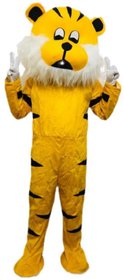 Sherkhan Tiger Cartoon Mascot Costume For Theme Birthday Party  Events  Adults