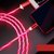 3 in 1 usb Cable with Light Flow | 1 m Magnetic Charging Cable
