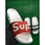 SUPREME SLIPPER Red Slide Flip flop Red Slide Flip flop