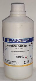 HYDROCHLORIC ACID N/10 (0.1N) SOLUTION FOR VOLUMETRIC ANALYSIS (N/10)   - 500 ML