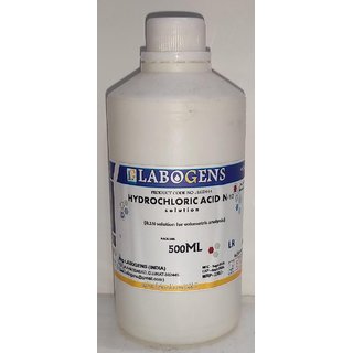 HYDROCHLORIC ACID N/10 (0.1N) SOLUTION FOR VOLUMETRIC ANALYSIS (N/10)   - 500 ML