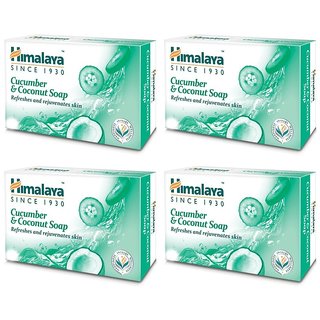 Himalaya Cucumber  Coconut Soap 75g - Pack Of 4