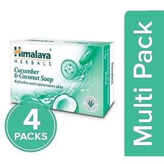 Himalaya Bathing Soap - Cucumber  Coconut, 4x75 g