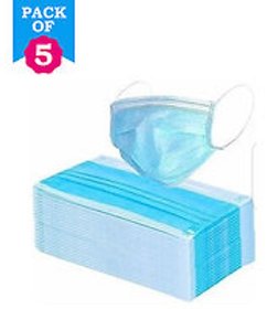 3 Ply Medical Surgical Dust Face Mask Ear Loop (Pack of 5 - Flumask)