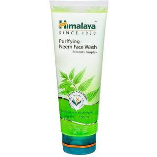 Himalaya Purifying Neem Face Wash 100 ml (Pack Of 2)