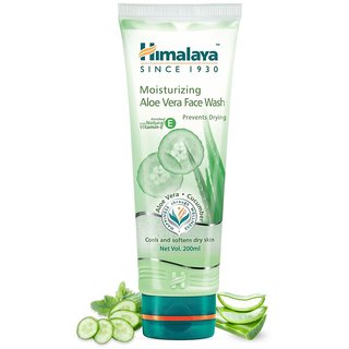 Himalaya Moisturizing Aloe Vera Face Wash 100ml (Pack of 4)