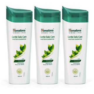 Himalaya Gentle Daily Care Protein Shampoo 200ml (Pack Of 3)