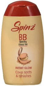 Spinz BB Talc Instant Glow Cover Spots  Blemishes - 15gm (Pack Of 2)