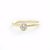 8 Ratti White Sapphire gold plated Ring With Certified Astrological Stone by Ratan Bazaar