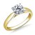 8 Carat Natural Certified White Sapphire Gold Plated Ring by Ratan Bazaar