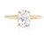 8.5 ratti natural White Sapphire Stone pure Gold Plated Ring by Ratan Bazaar