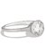 8.5 Ratti silver White Sapphire Stone Ring by  Ratan Bazaar