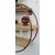 onlinecraft iron wall shelf (2686) brown