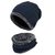 Woolen Cap With Scarf For Men