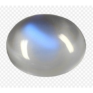 Natural Blue Moonstone Stone 5.5 Ratti Certified  By Ceylonmine