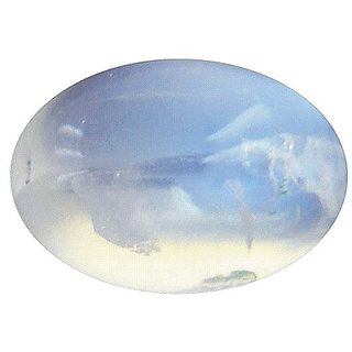 Original Created Certified Blue Moonstone Stone 6.25 Ratti by Ceylonmine