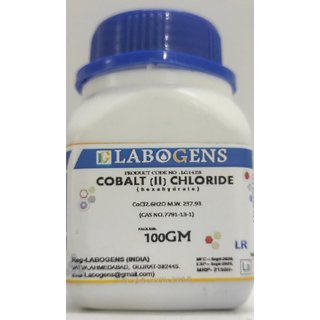 COBALT (II) CHLORIDE HEXAHYDRATE 97 Extra Pure - 100 GM