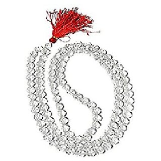 Ceylonmine - Designer Sphatik Stone Beads Single Line Mala For Women Men