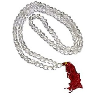 Ceylonmine  Stone Sphatik Beaded String  Mala for Unisex