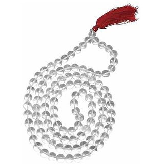 Sphatik Stone Mala for Unisex by Ceylonmine