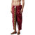 DISONE Red Border Dhoti for Men