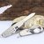 H'ENT Multifunction 4-in-1 Folding Spoon Fork Knife and Bottle Can Opener set-1