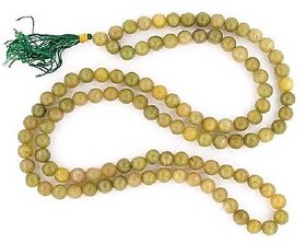 Ratan Bazaar -  Stone Cat's Eye Beaded String  Mala for Japa