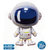 HIPPITY HOP Big Size (XL) 1 pcs Space Theme Astronaut Foil Balloons, Air Balloon, Helium balloon, UFO Theme,