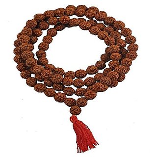 Ceylonmine 5 Mukhi Rudraksh Mala For Men & Women