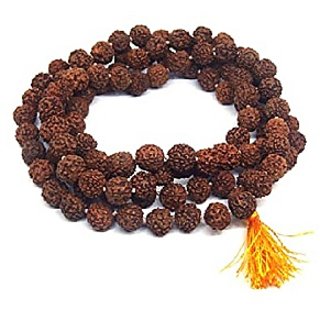 100% CERTIFIED ORIGINAL NEPALI RUDRAKSHA SMALL MALA 5 FACED 5 MUKHI by Ceylonmine