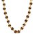 Rudraksh Mala Shiva God Gold Plated Caps Rudraksh Mala Chain For Unisex By