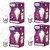 Philips Ace Saver Base B22 7-Watt Cool Daylight LED Lamp (Pack of 4, White)