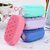 Eastern Club Silicone Scrubbing Brushes  Massage Bubble Body Cleaner Silicone Bathroom 1Pcs (Multi Color)