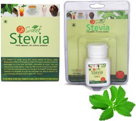 So Sweet Stevia Tablets 500 and 50 Stevia Sachets 100 Natural Sweetener - Sugar free